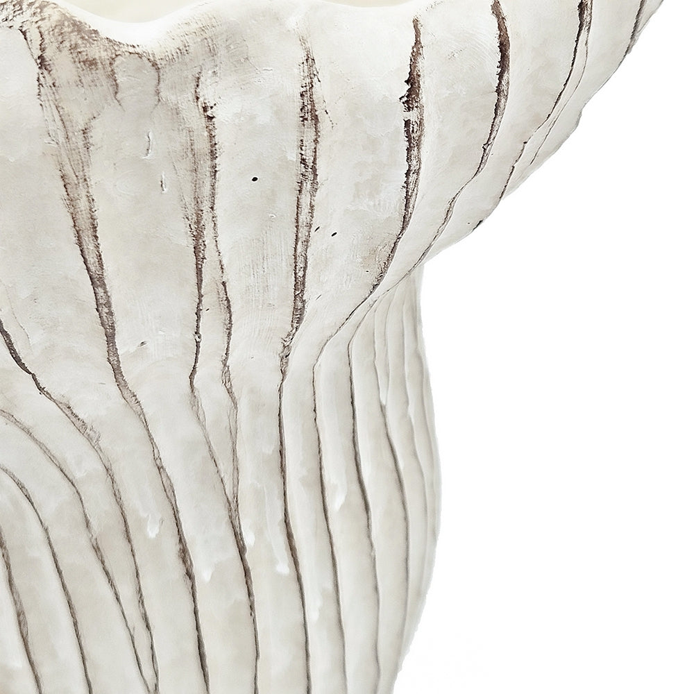 Coral Planter with Textured Finish