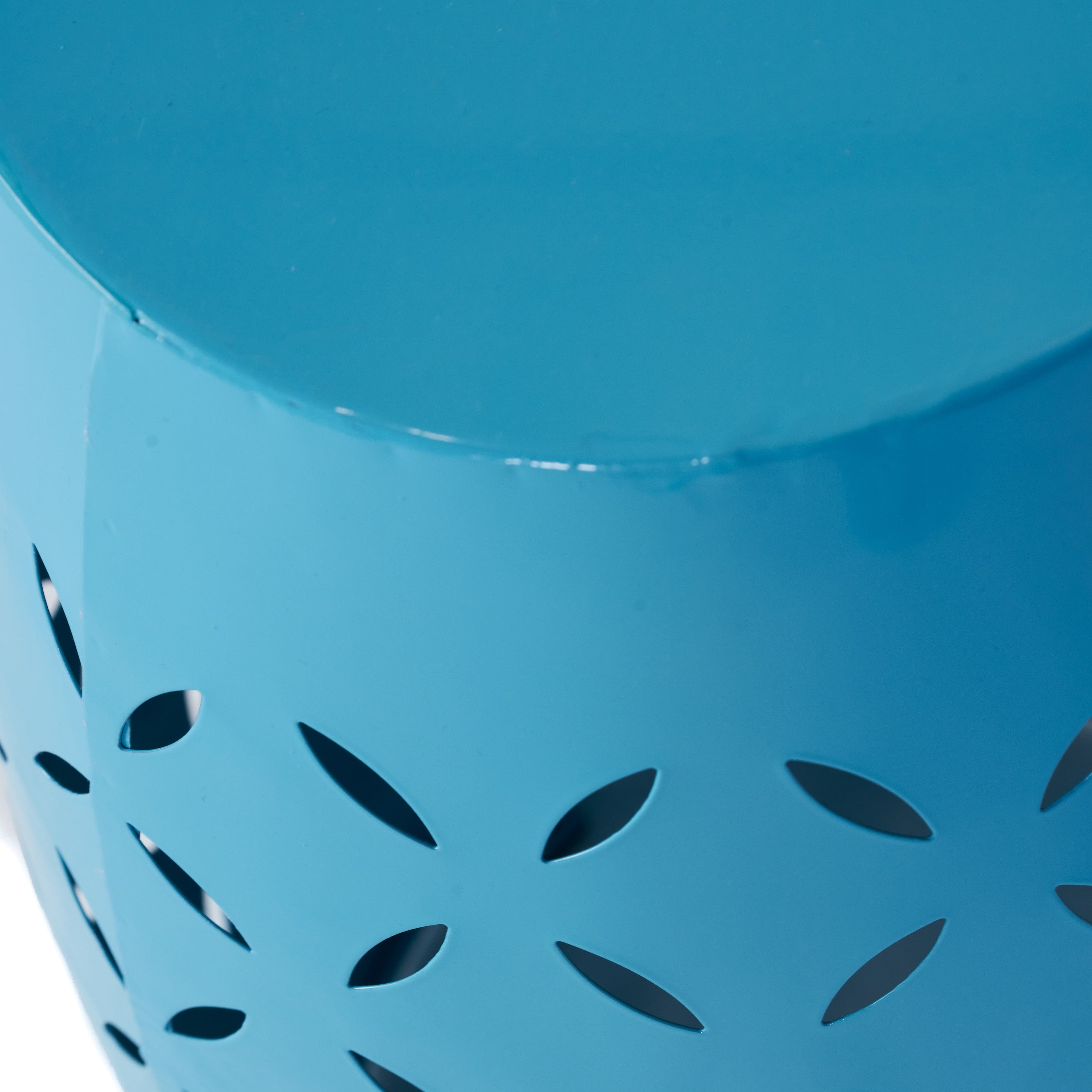 Lilac Outdoor Metal Cutout Accent Table