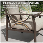 Marisol Metal Patio 3 Seater Sofa