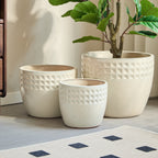 Arvo Handmade Ceramic Planter, Set of 3