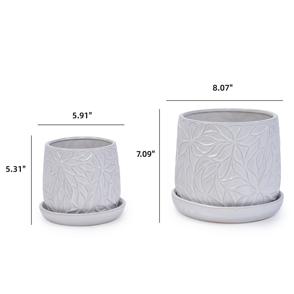 Tovi Handmade Ceramic Planter, Set of 2