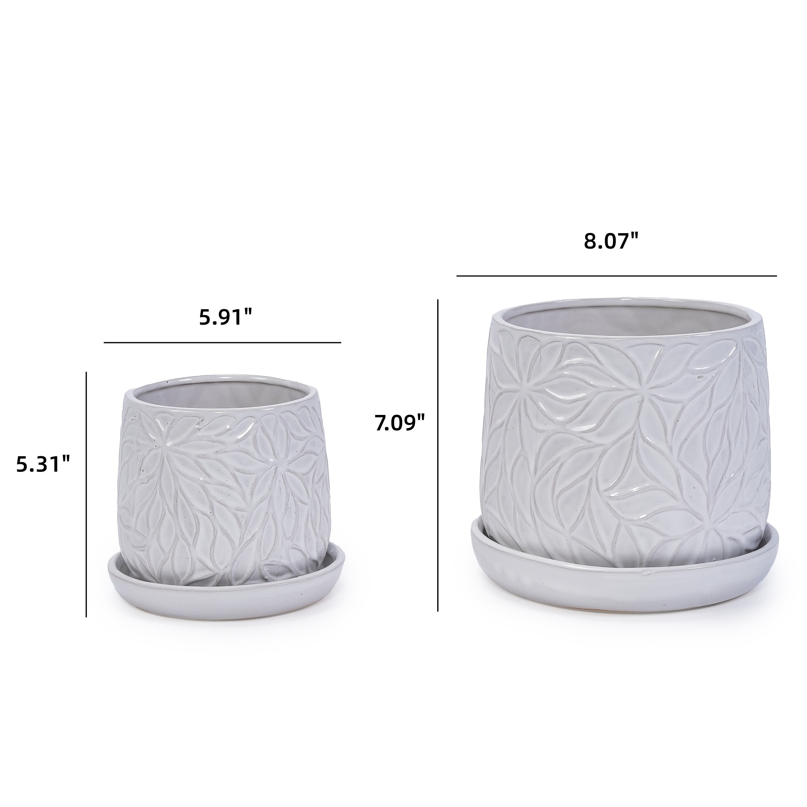 Tovi Handmade Ceramic Planter, Set of 2