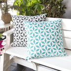 Crystal Burst Outdoor Pillow