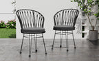 Tavon Outdoor Chair, Set of 2