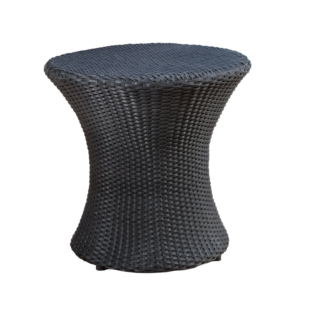 Thrive Hourglass Rattan Outdoor Side Table