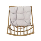 Strontianite Outdoor Rattan Chair with High Back Design