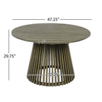 Tidewell Outdoor Acacia Wood Dining Table