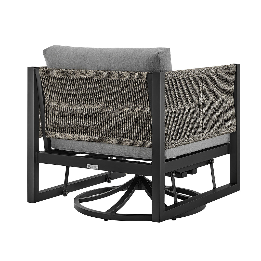 Mareike Outdoor Patio Swivel Glider Lounge Chair