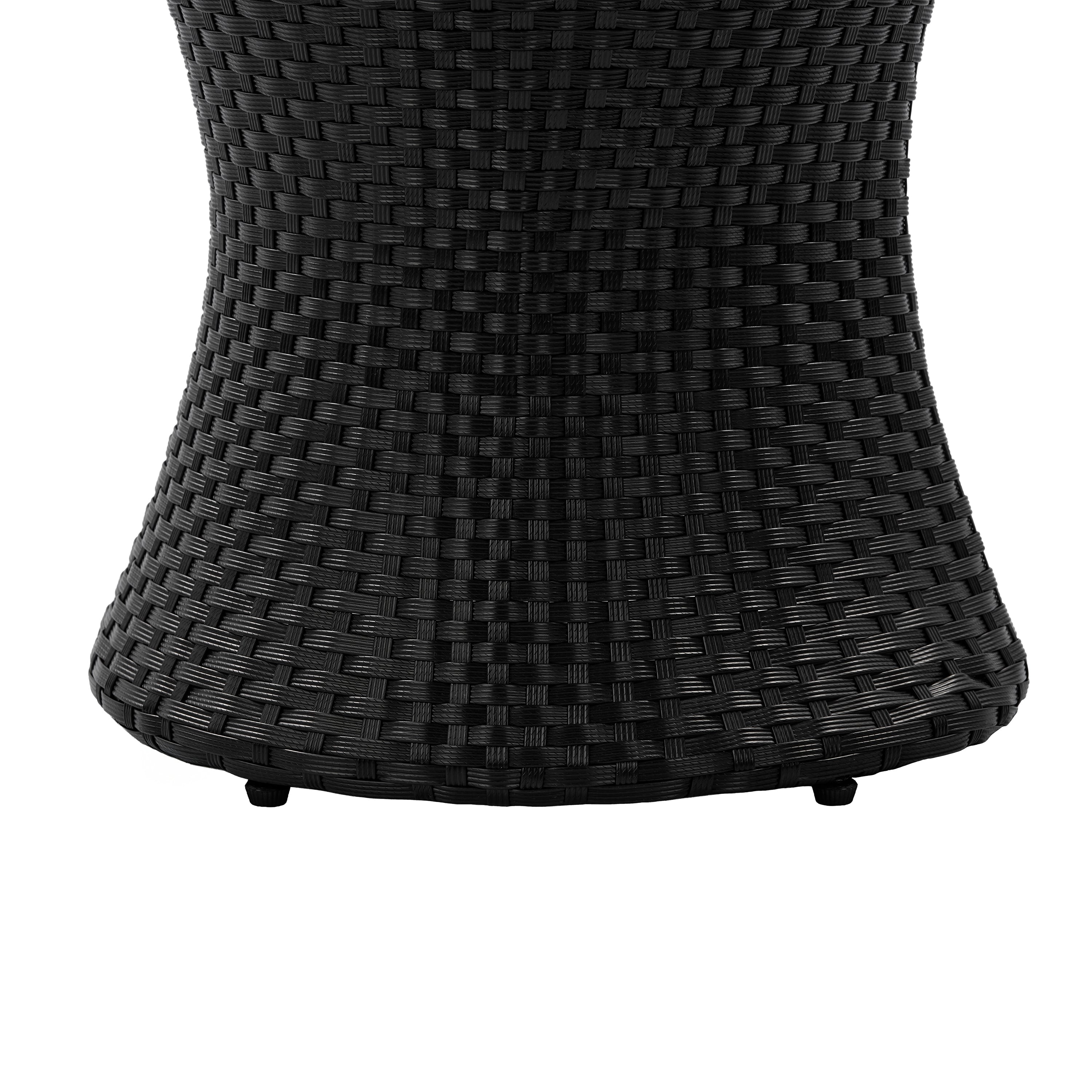Thrive Hourglass Rattan Outdoor Side Table