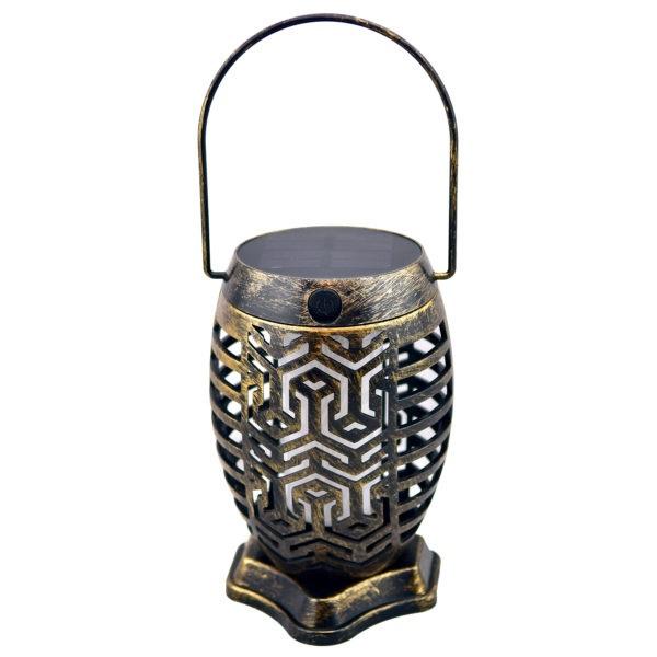 Zen Garden Solar Flicker Flame Lantern