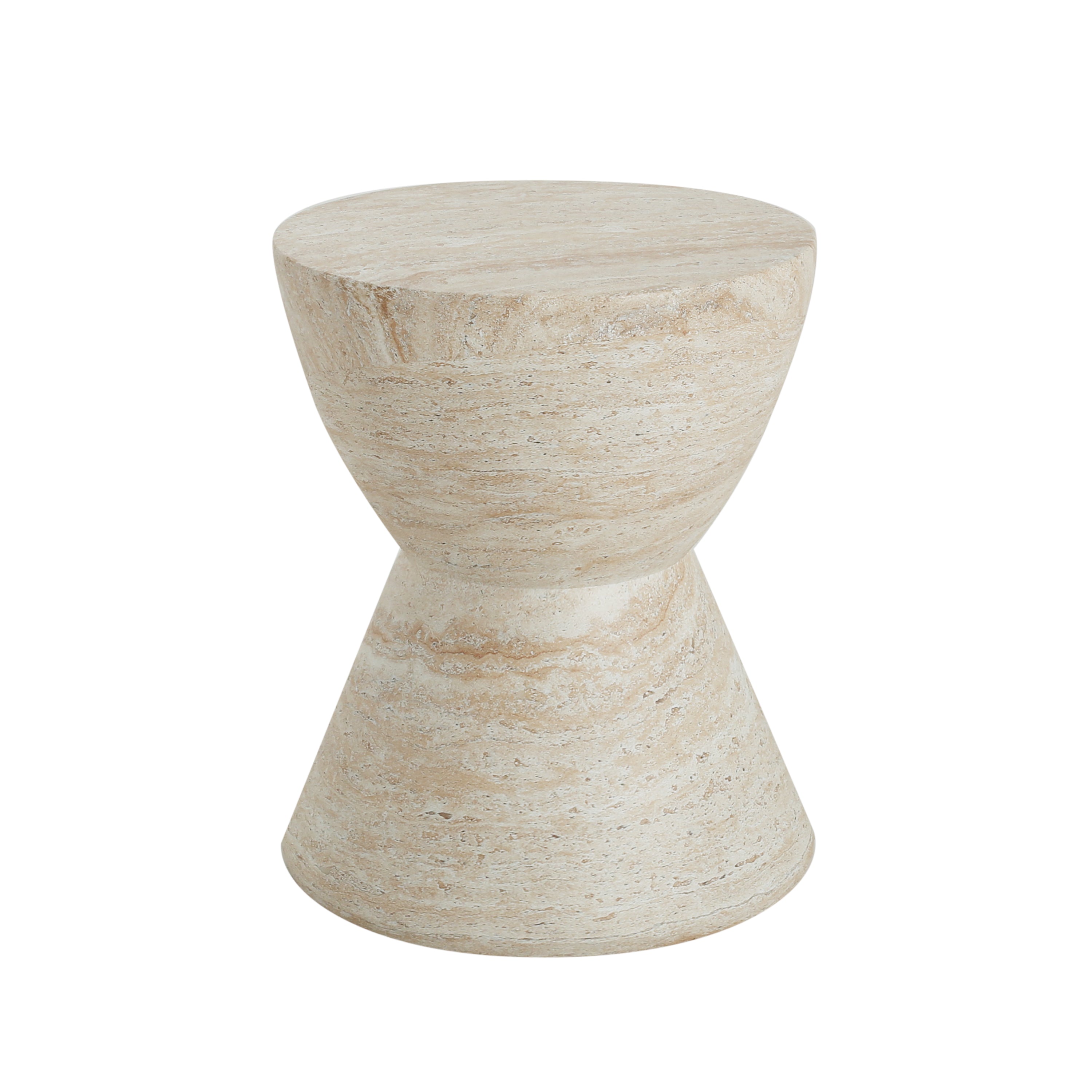 Hourglass Outdoor Lightweight Side Table
