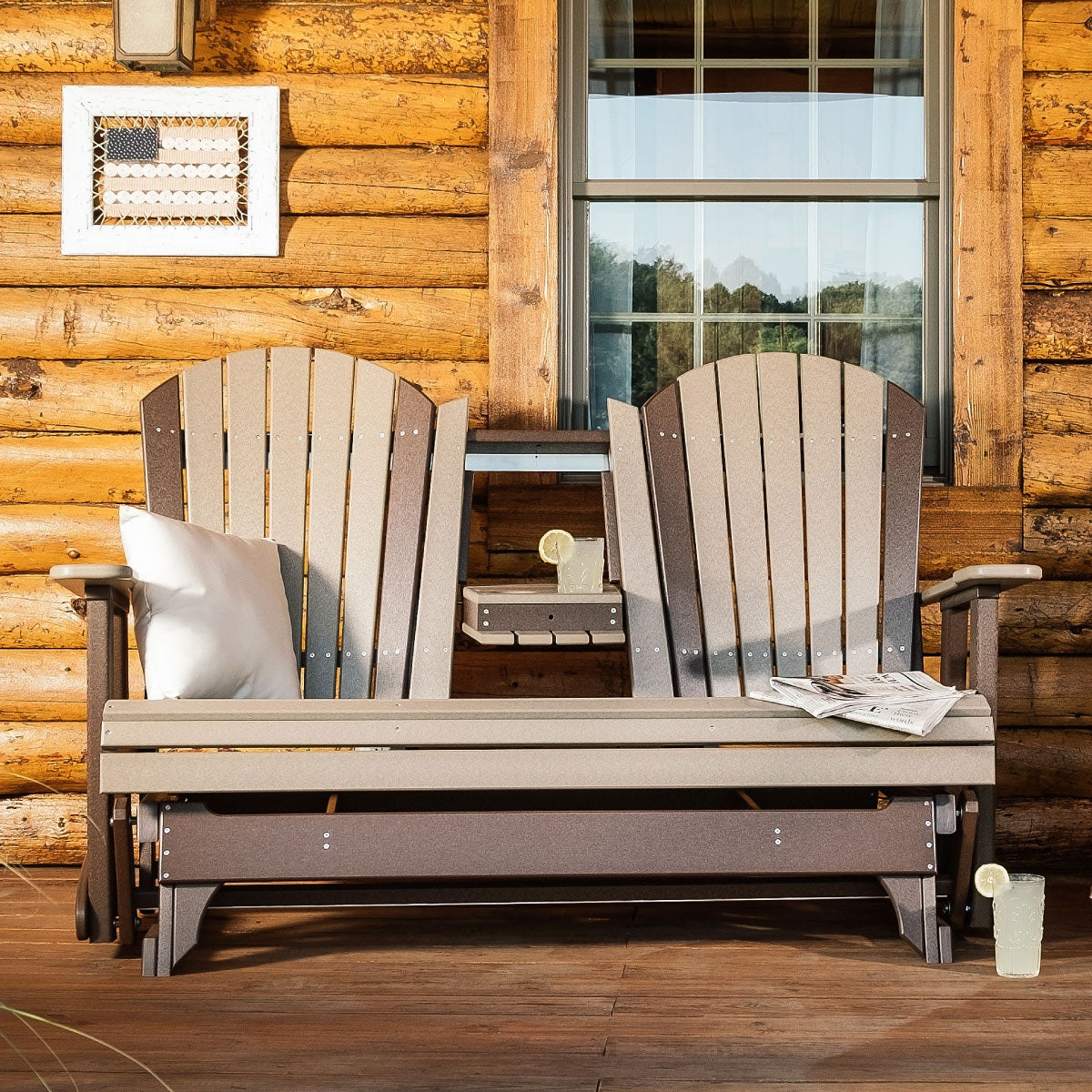 5' Adirondack Glider from LuxCraft