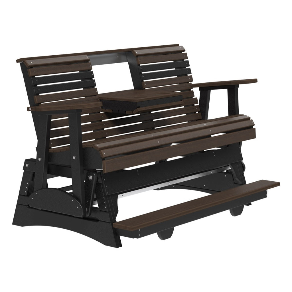 5' Plain Balcony Glider from LuxCraft