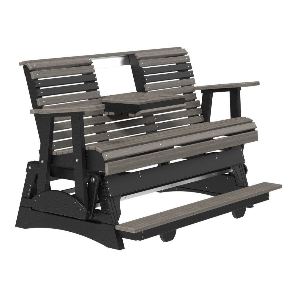 5' Plain Balcony Glider from LuxCraft