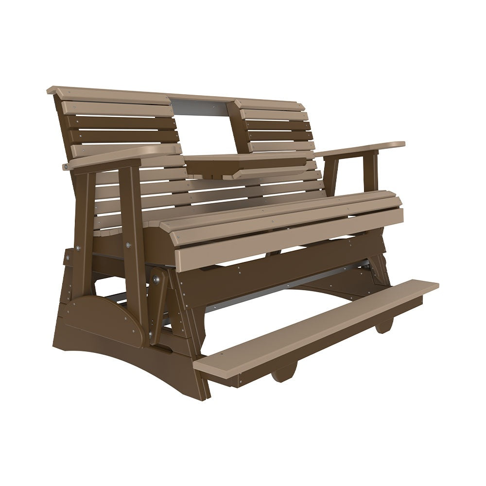 5' Plain Balcony Glider from LuxCraft