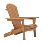 Outdoor Wooden Folding Adirondack Chair, Set of 2