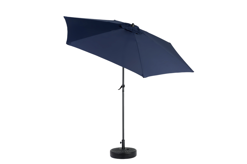 9' Outdoor Patio Umbrella Outdoor Table Umbrella with Push Button Tilt and Crank, Base Not Included