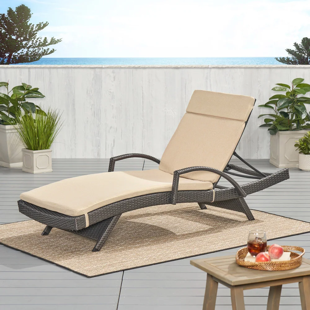 Salem Outdoor Chaise Lounge Cushion, Set of 2