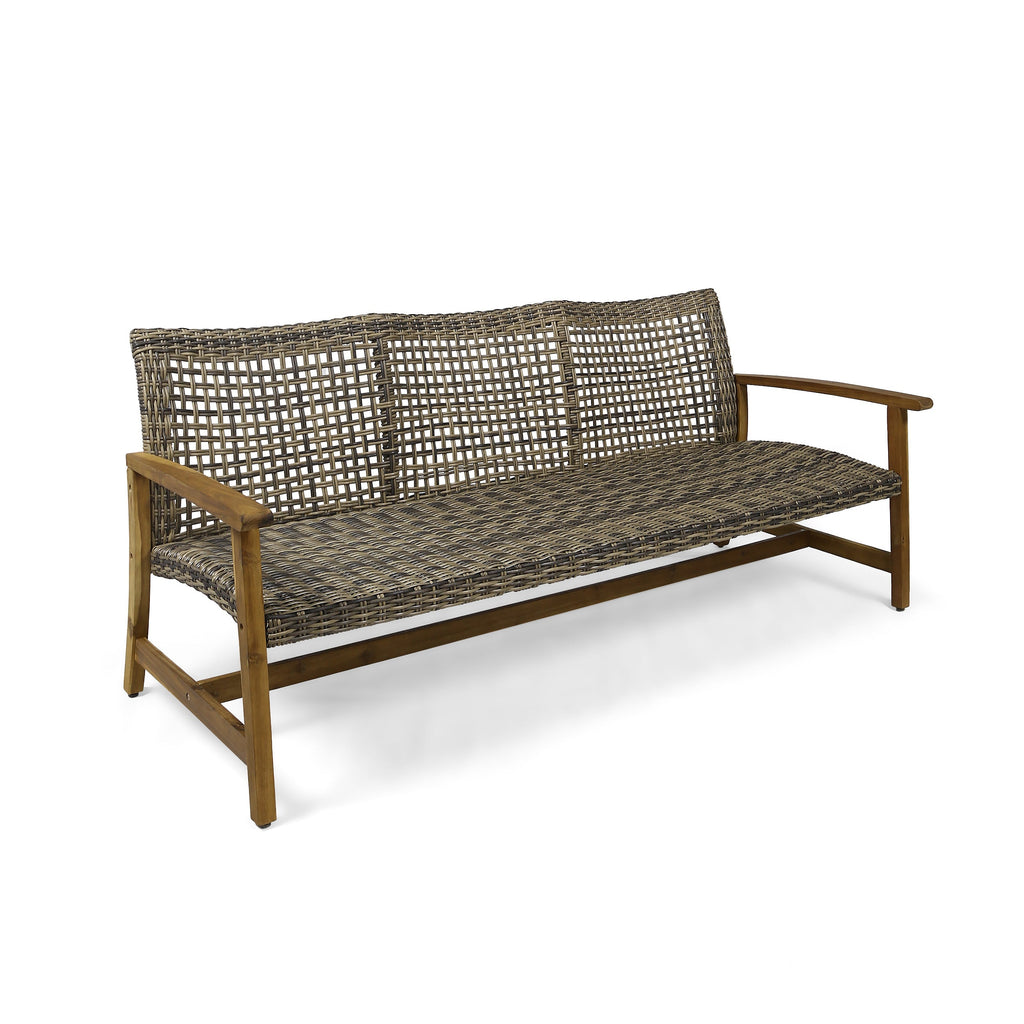Hampton Outdoor Rattan 3 Seater Sofa