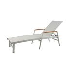Wavellite Outdoor Chaise Lounges with Aluminum Frame and Mesh Seating