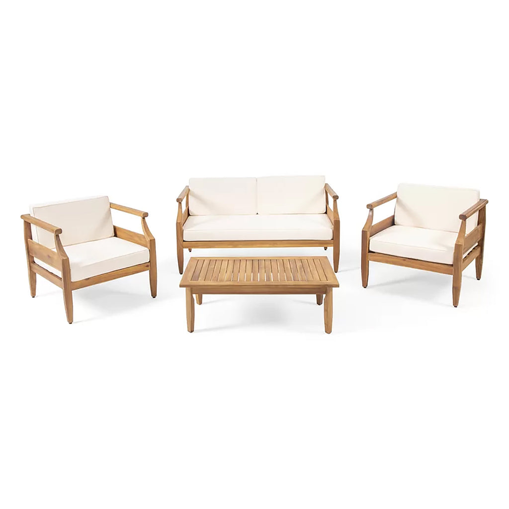Aston 4 Piece Outdoor Patio Conversation Set