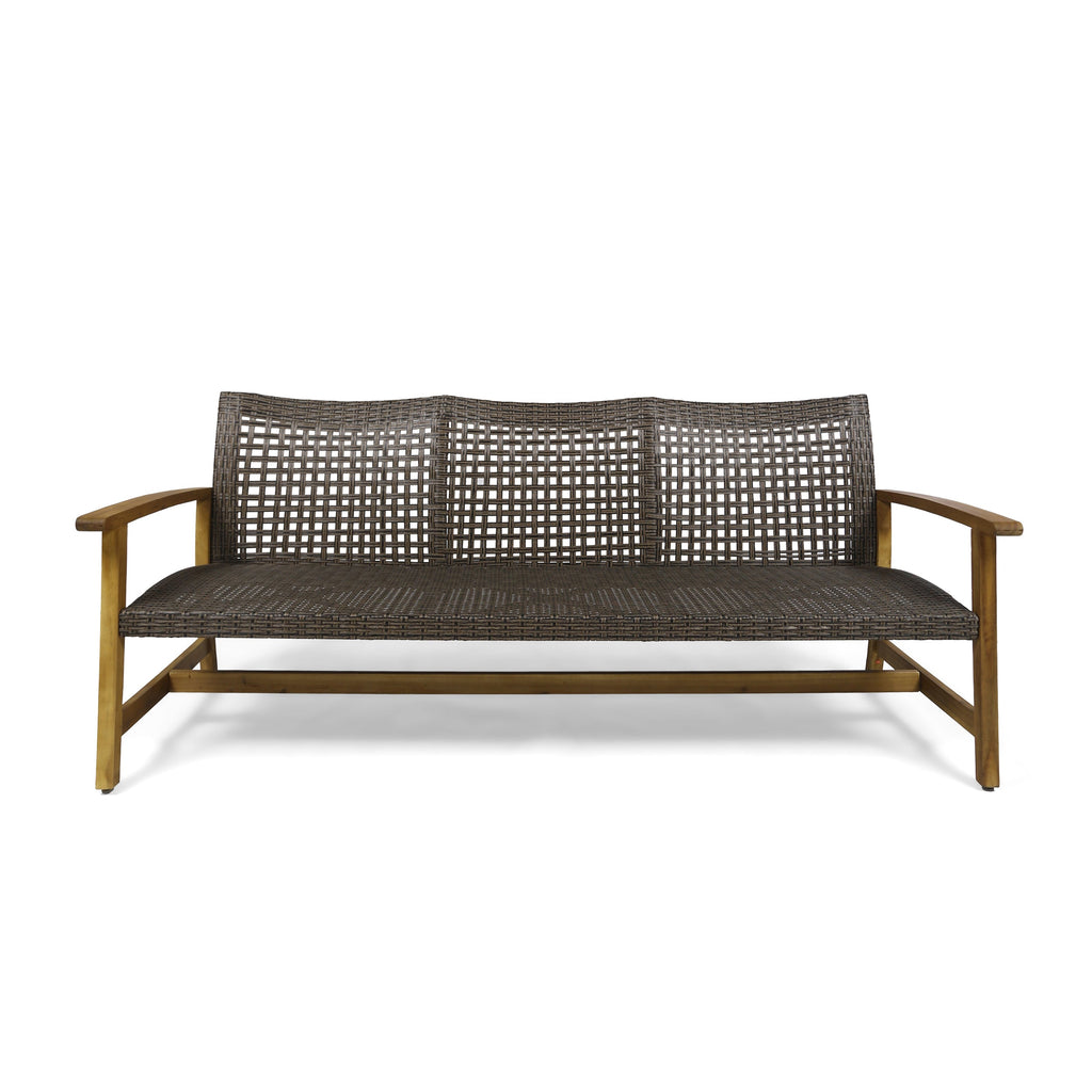 Hampton Outdoor Rattan 3 Seater Sofa