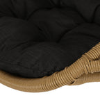Berrien Outdoor/Indoor Wicker Hanging Swing Chair with 8-Foot Chain