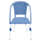 French Bistro Wicker Outdoor Dining Chair, Set of 2