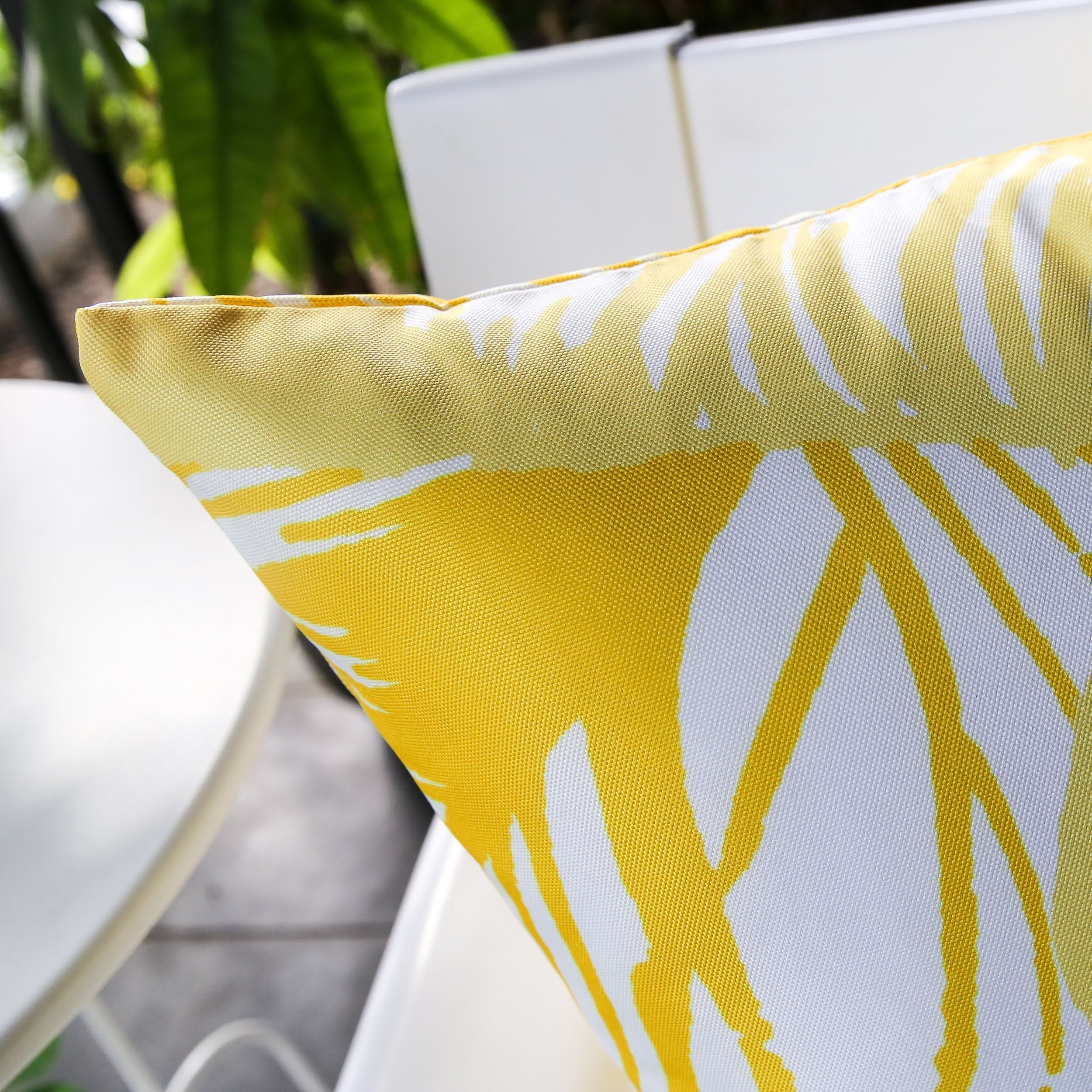 Leaf Vein Outdoor Pillow