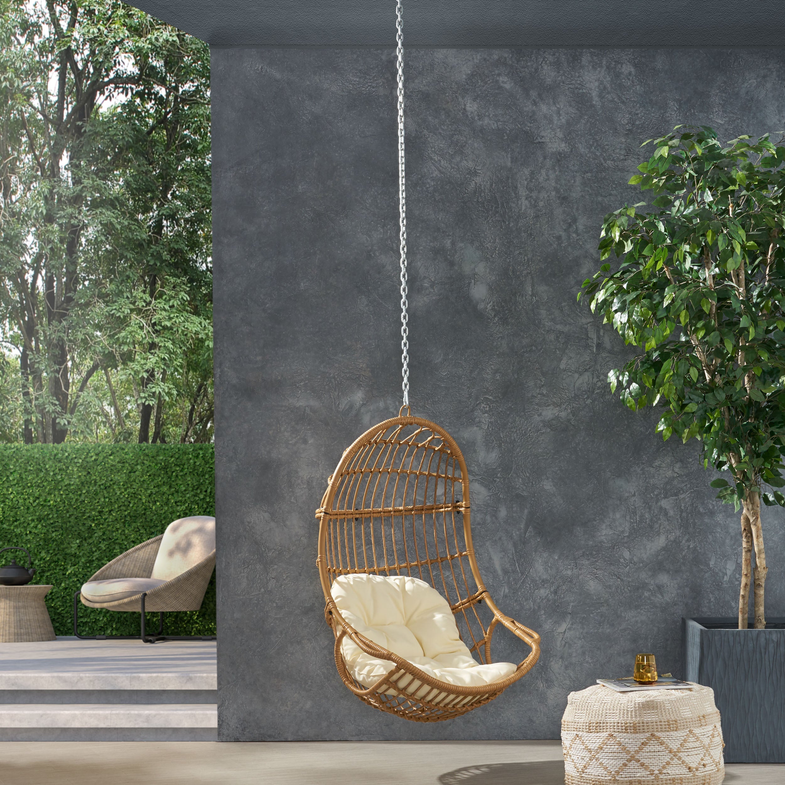 Richards Outdoor/Indoor Wicker Hanging Swing Chair