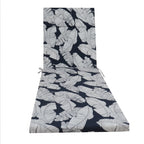 Tropical Indoor/Outdoor Chaise Lounge Chair Cushion with Ties, Set of 2