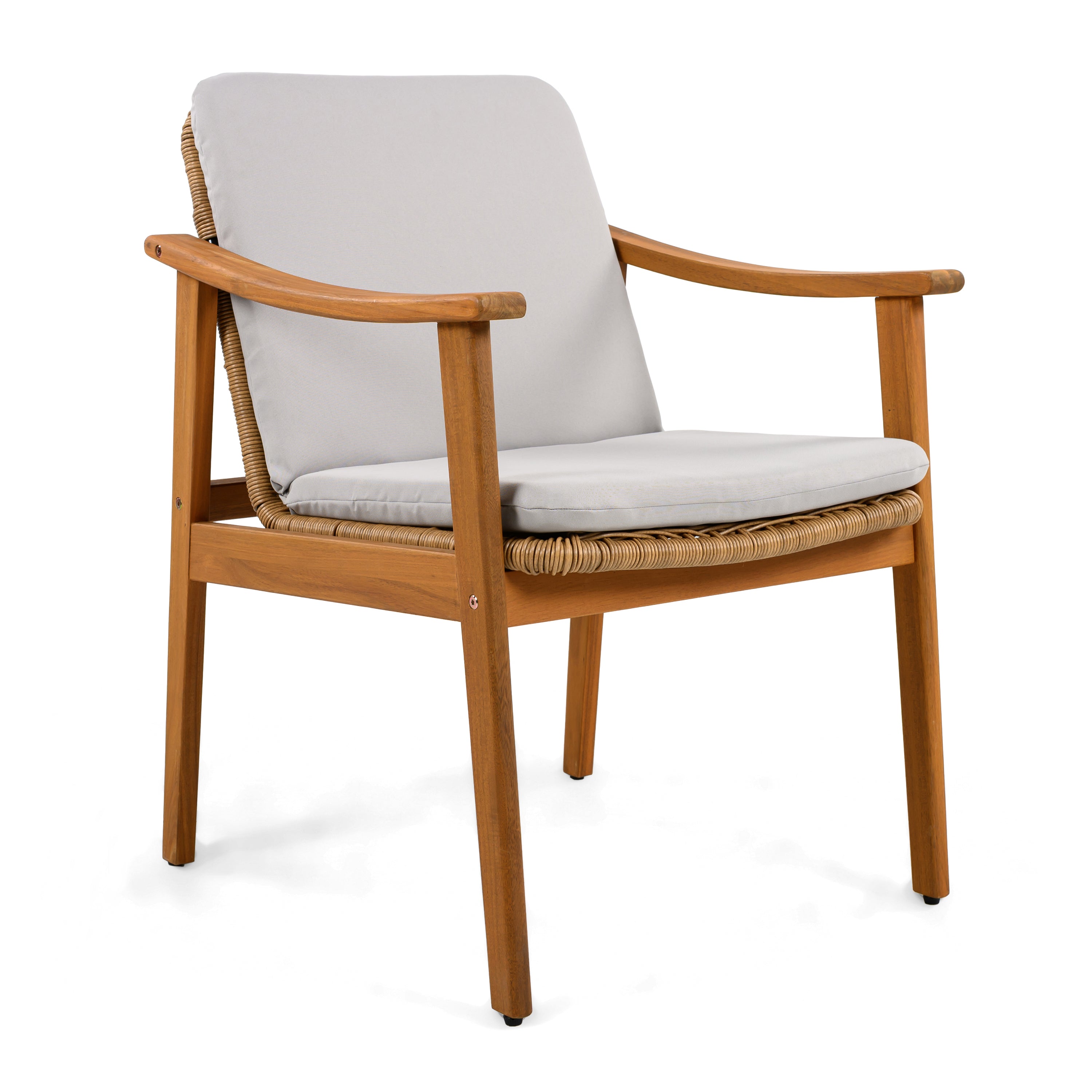 Avenue Acacia Wood Outdoor Dining Chairs, Set of 2