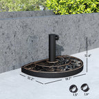 Half Round Outdoor Decorative Umbrella Base