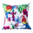 Tropical Parrot Outdoor Pillow