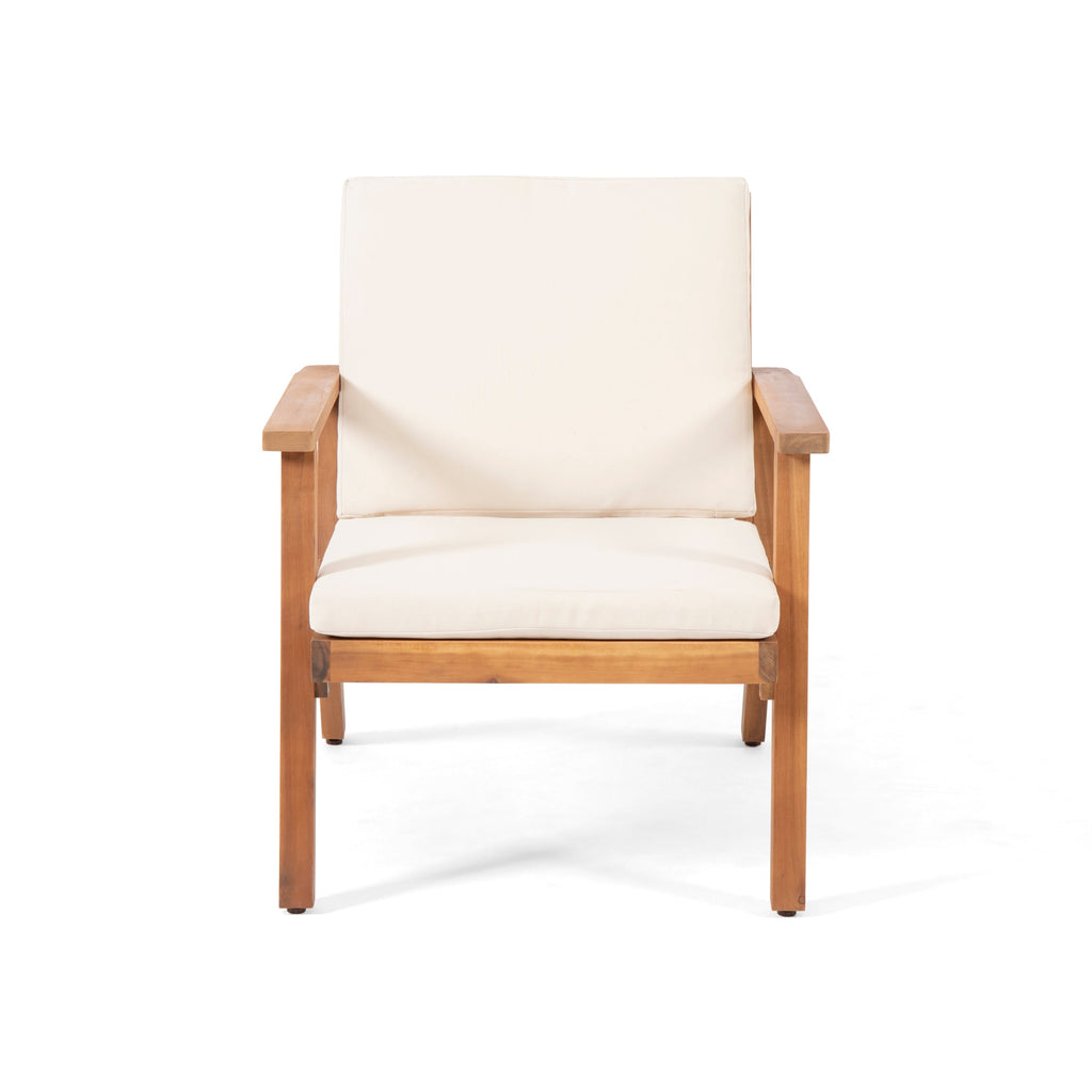 Brixton Outdoor Club Chair with Cushion, Set of 2