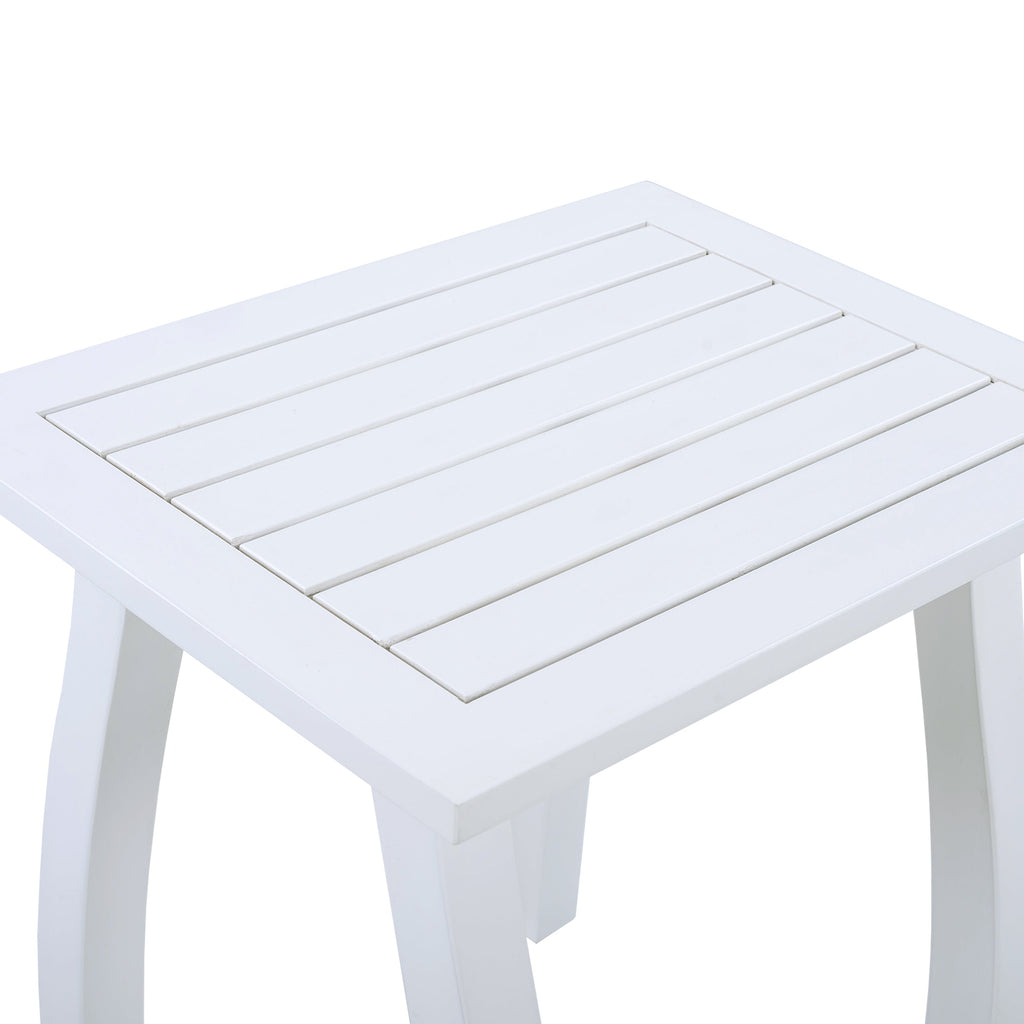 Selma Acacia Wood Outdoor Accent Side Table