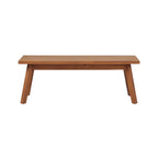 Mid-Century Modern 4-Piece Acacia Wood Outdoor Patio Set