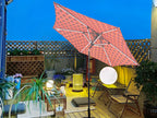 Parasol 9' Patio Umbrella with Lights