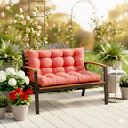 47" Tufted Outdoor Bench Cushion