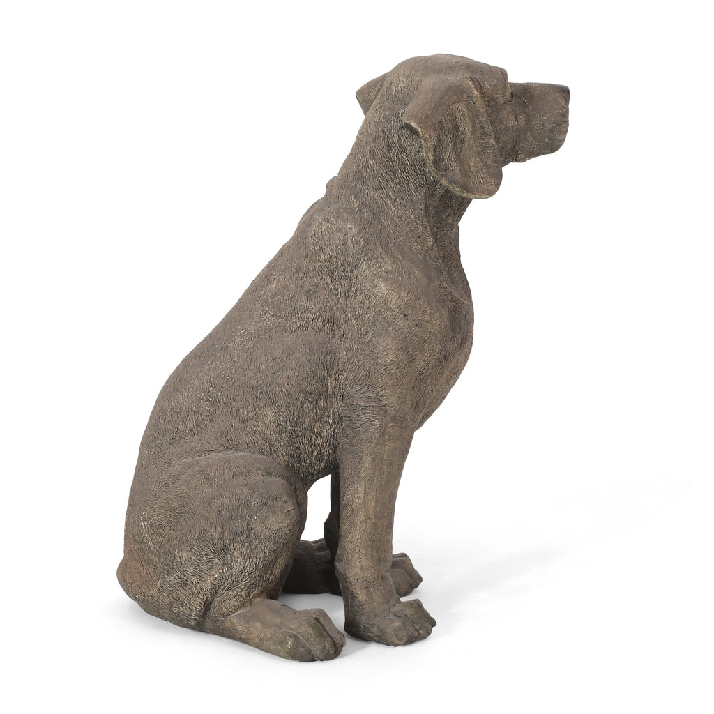 Monty Outdoor Dog Statue