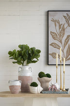 Coral Planter with Textured Finish