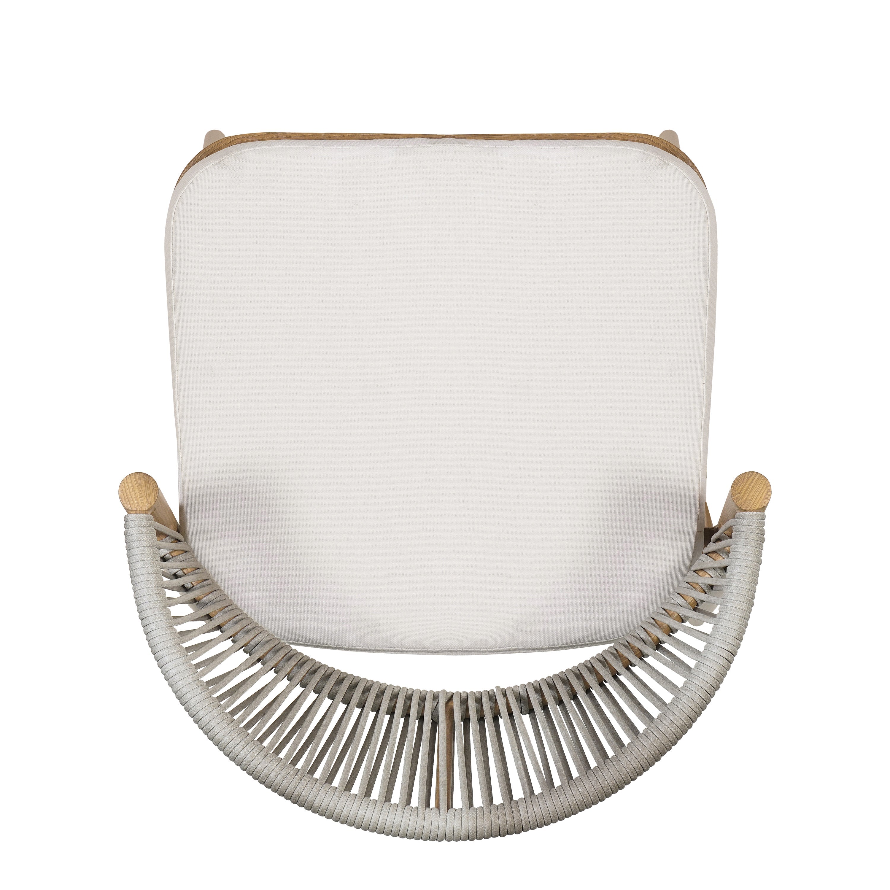 Outdoor Metal Frame Stools with Scallop-Shaped Backrest & Water-Resistant Cushions, Set of 2