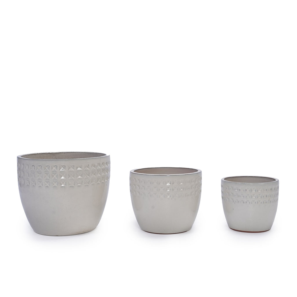Arvo Handmade Ceramic Planter, Set of 3