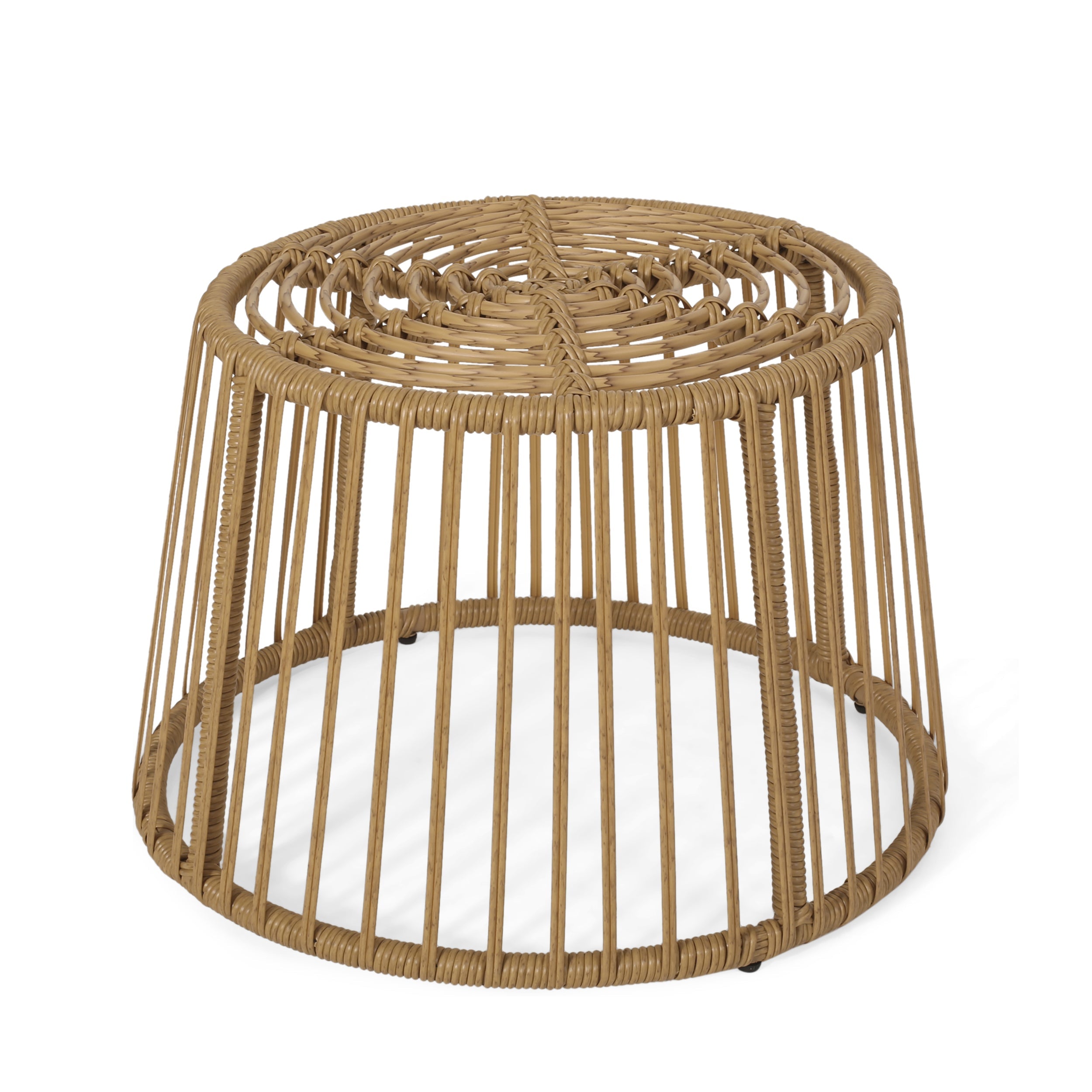Enduring 2-Piece Rattan Patio Set with Club Chair and Side Table