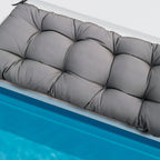 47" Tufted Outdoor Bench Cushion