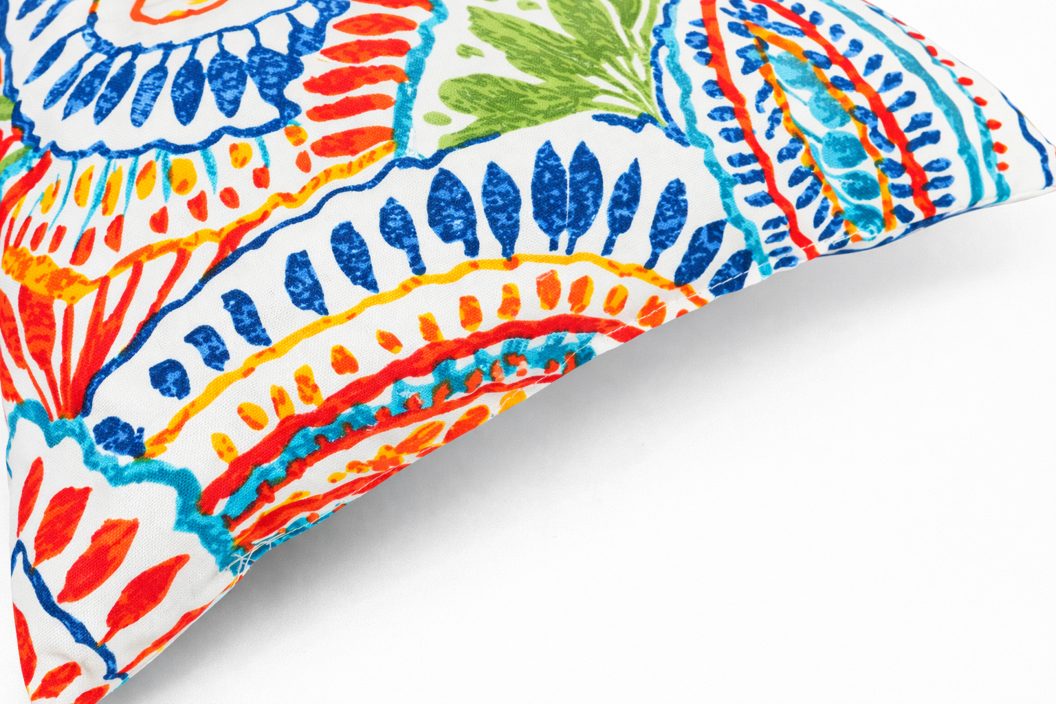 Paisley 18x18 Waterproof & Fade-Resistant Outdoor Throw Pillows, Set of 2