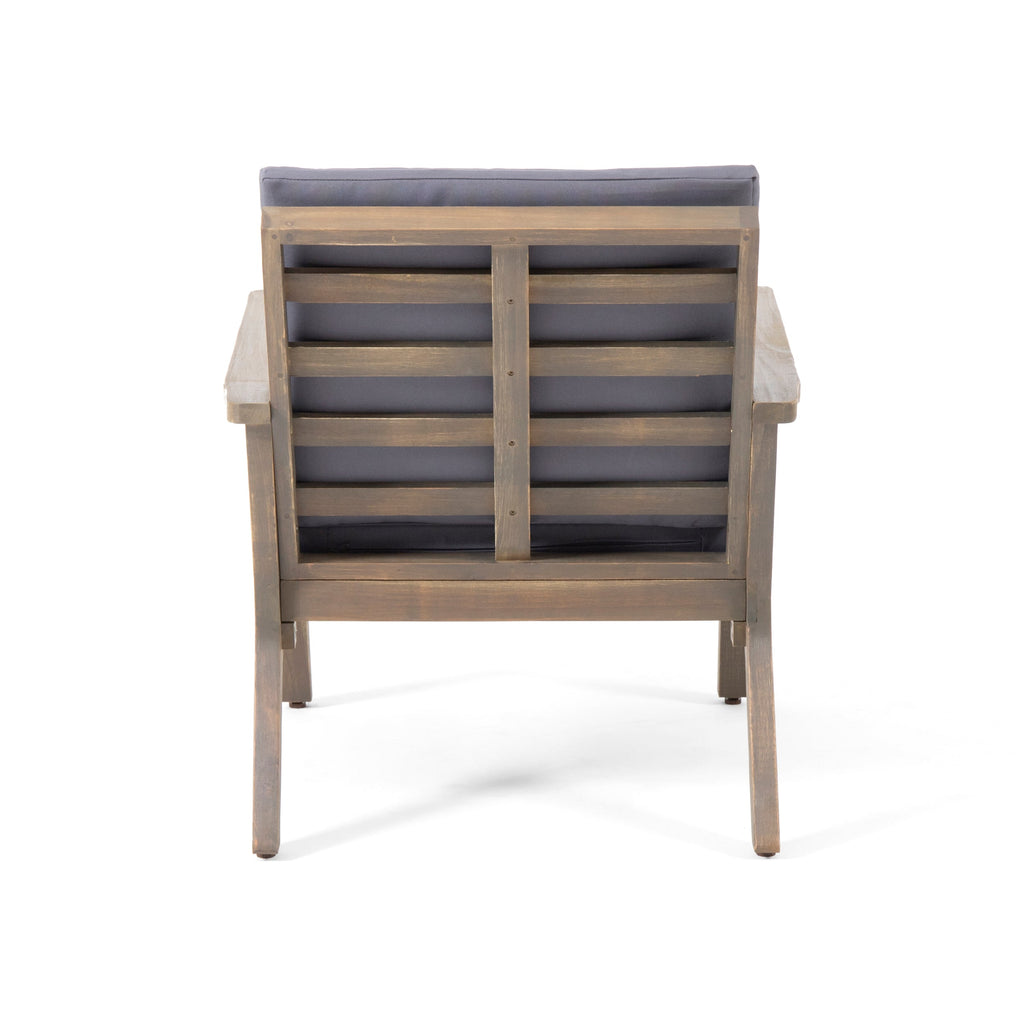 Brixton Outdoor Club Chair with Cushion, Set of 2