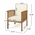 Tidewell Outdoor Dining Chairs, Set of 2