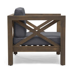 Brava Outdoor Club Chair with Water-Resistant Cushions