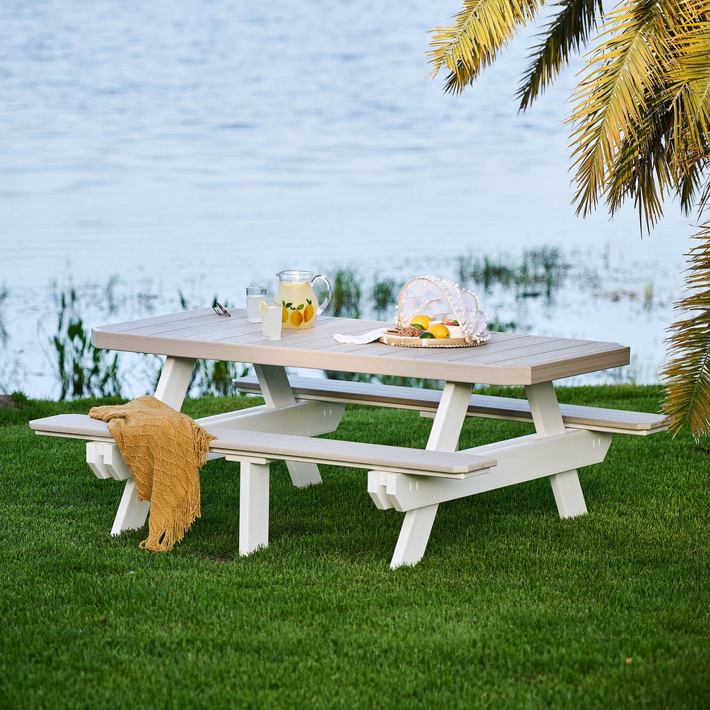 6' Rectangular Picnic Table from LuxCraft